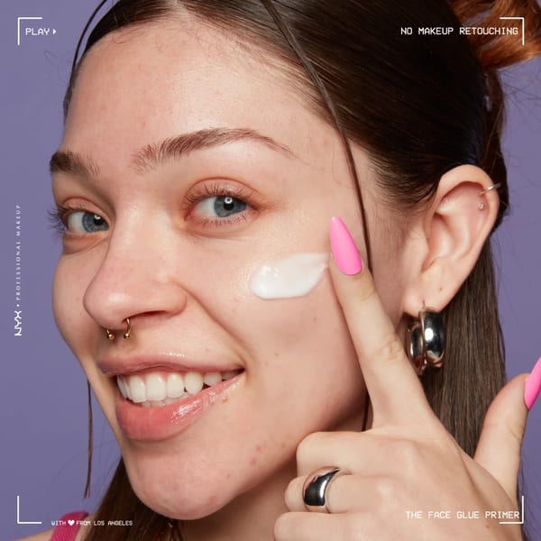 NYX Professional Makeup The Face Glue Primer, برايمر لاصق، ترطيب حتى 24 ساعة، ثبات المكياج حتى 24 ساعة، 35 مل