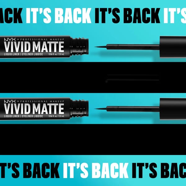 NYX Professional Makeup محدد عيون سائل مطفي Vivid Matte Liquid Liner Black