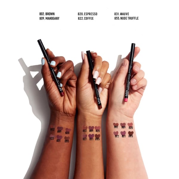 NYX Professional Makeup قلم تحديد الشفاه الرفيع