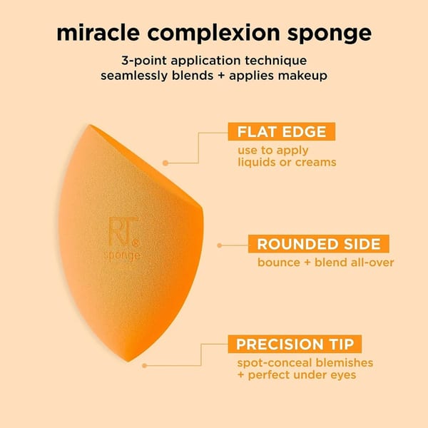 Real Techniques إسفنجة Miracle Complexion Duo 2 قطعة