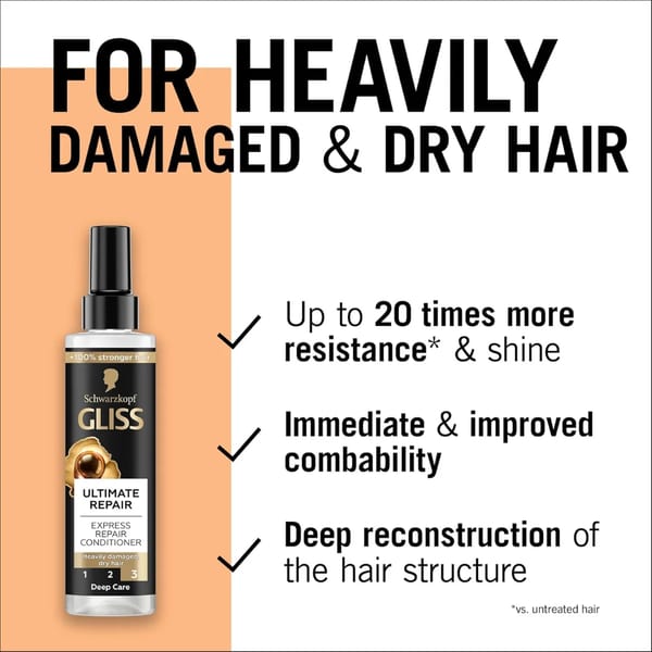 Schwarzkopf Gliss Oil Ultimate Repair بلسم 200ml