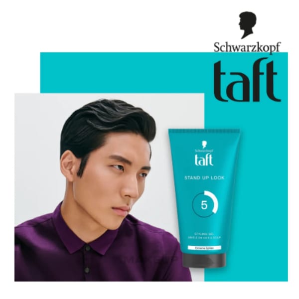 Schwarzkopf Taft Stand Up Look Effect جل تصفيف الشعر