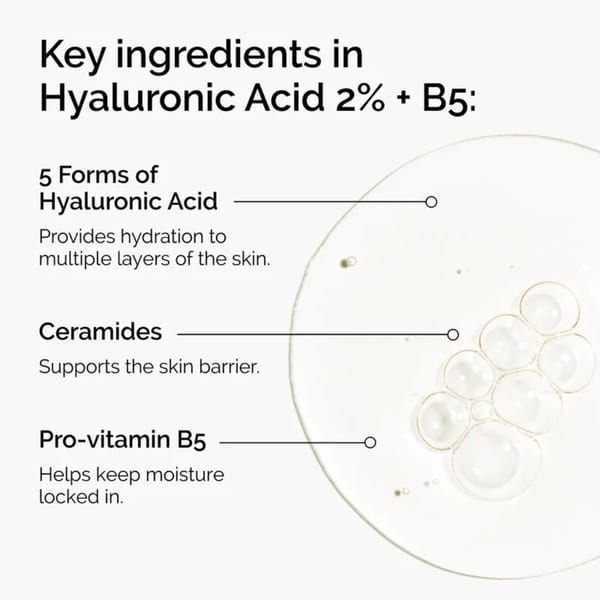 The Ordinary سيروم ترطيب Hyaluronic Acid 2% + B5 مع Ceramides