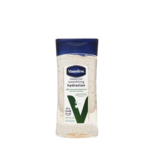 Vaseline جل زيت الترطيب المهدئ للجسم