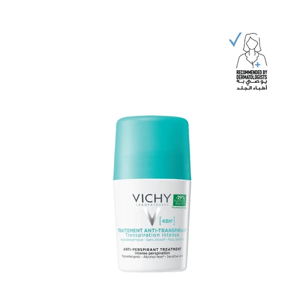 Vichy مزيل عرق مضاد للتعرق لمدة 48 ساعة، علاج مكثف 50 مل